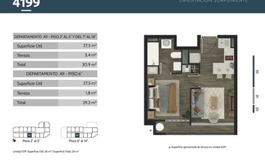 Departamento en venta en CERRILLOS