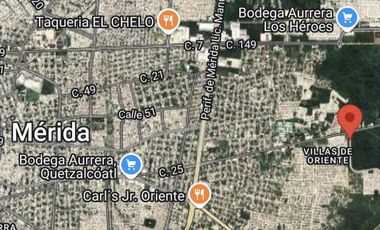 Terreno Comercial en Venta en Villas de Oriente, Mérida Yucatán
