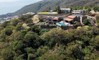 Casa de lujo en venta Chapala vista panorámica; San Juan Cosalá