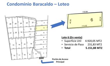 Parcela en venta  en MARÍA PINTO