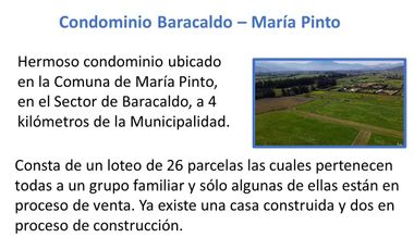 Parcela en venta  en MARÍA PINTO