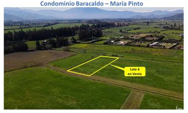 Parcela en venta  en MARÍA PINTO