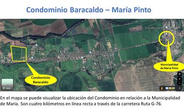 Parcela en venta  en MARÍA PINTO