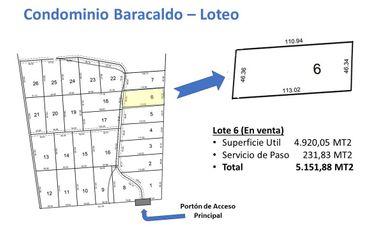 Parcela en venta  en MARÍA PINTO