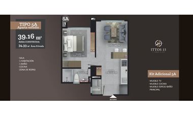 APARTAESTUDIO ITTOS 15 ALAMOS - PINARES