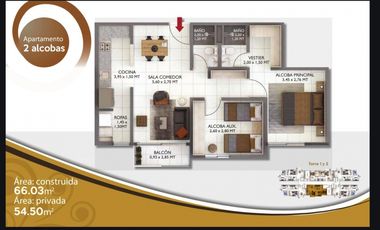 APARTAMENTO EN VENTA EN LA MACARENA