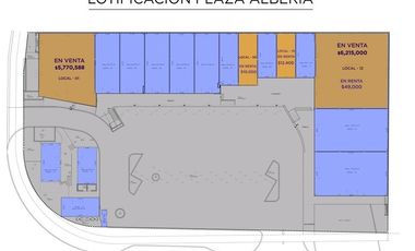 VENTA DE LOCALES EN PLAZA ALBERIA