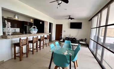 Departamento en venta, San Bruno, Telchac Puerto, Yucatan, frente al mar