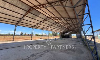 Terreno con galpon industrial frente a ruta 5 sur