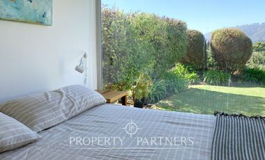 Arriendo marzo -diciembre: Cómodo departamento con jardín en Marbella