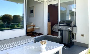 Arriendo marzo -diciembre: Cómodo departamento con jardín en Marbella