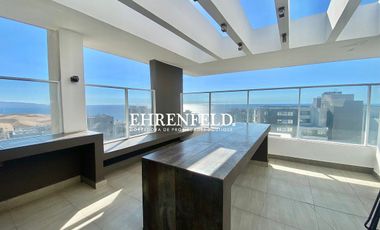 Costa de Montemar, Concón. Departamento con vista poniente.