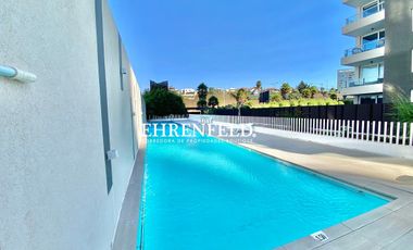 Costa de Montemar, Concón. Departamento con vista poniente.