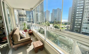 Costa de Montemar, Concón. Departamento con vista poniente.