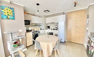 Costa de Montemar, Concón. Departamento con vista poniente.