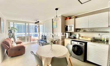 Costa de Montemar, Concón. Departamento con vista poniente.