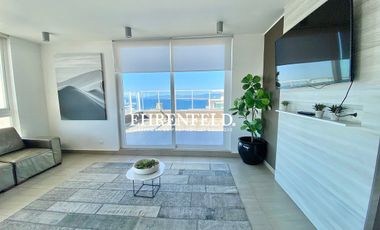 Costa de Montemar, Concón. Departamento con vista poniente.