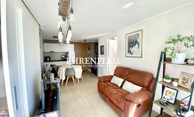 Costa de Montemar, Concón. Departamento con vista poniente.