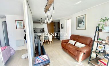 Costa de Montemar, Concón. Departamento con vista poniente.