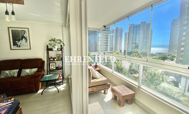 Costa de Montemar, Concón. Departamento con vista poniente.