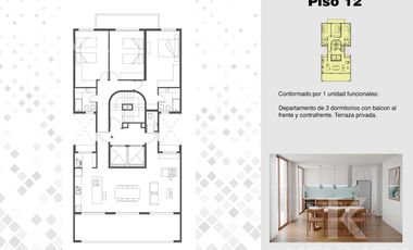 Departamento en Venta 2 ambientes en La Plata