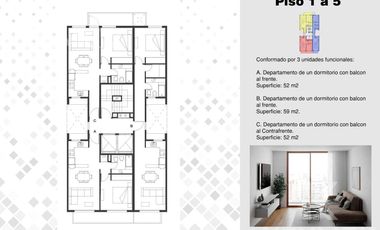 Departamento en Venta 2 ambientes en La Plata