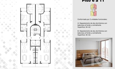 Departamento en Venta 2 ambientes en La Plata