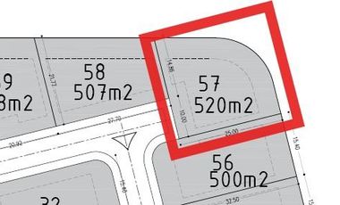Terreno Barrio Privado Funes Lakes. Isla C. Lote 57. 520 m2
