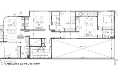 Penthouse tres ambientes a la Venta con terraza privada en el Centro de Wilde