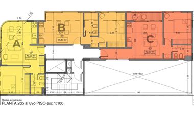 Departamento de tres ambientes en Venta en el Centro de Wilde