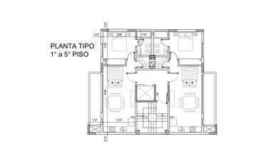 Semipisos de 2 ambientes a estrenar