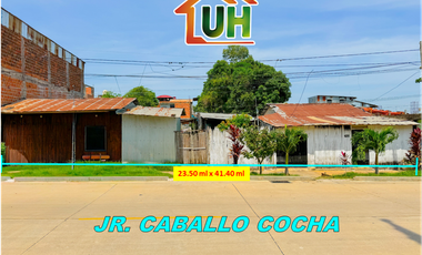 00700 - VENDO TERRENO A UNA CUADRA DEL HOSPITAL REGIONAL DE PUCALLPA