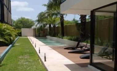 Depto Amueblado en Renta  en Emerald Temozón