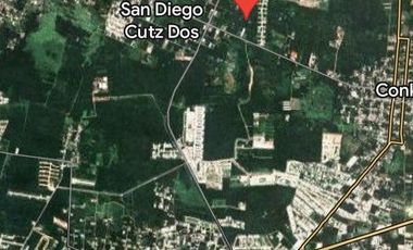 TERRENO EN SAN DIEGO CUTZ CONKAL