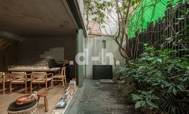 Residencia de autor con jardín y terrazas en la Condesa