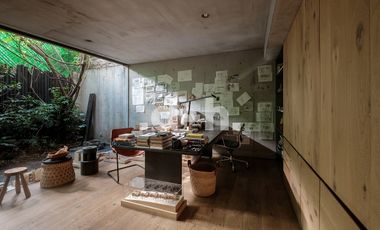 Residencia de autor con jardín y terrazas en la Condesa