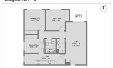 Venta departamento de 4 ambientes con balcón en Ciudadela - VISTA ABIERTA