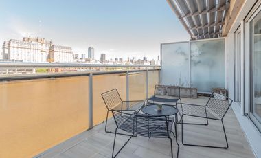Alquiler Departamento dúplex 4 ambientes con cochera -  4 balcones en BA HOUSES Puerto Madero