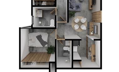 Venta Departamento en Gran San Pedro Cholul Merida zona Norte