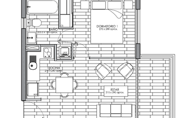 Departamento en Arriendo en Santa Rosa con Santa Isabel, Santiago
