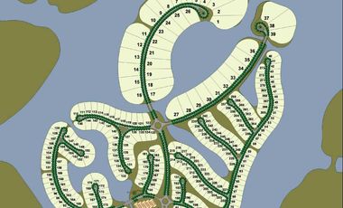 Lote a la laguna central  1800m2  Barrio La Isla, Nordelta