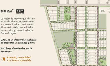 Venta terreno Gaia Barrio Sostenible General Lagos Rosario Santa Fe