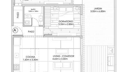 Departamento en emprendimiento a la venta