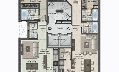 Semipiso de 2 ambientes con doble orientación - Lomas De Zamora