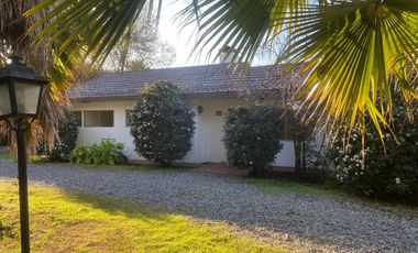 VENTA PARCELA  5291 M CON CASA Y CABAÑA EN  MELIPILLA