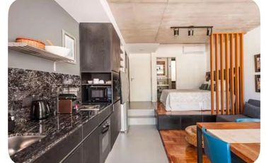 Palermo, Carranza 1900, 1 amb, 38m2, u$s 700 + expensas ( Nov 2025= $ 280,000) + servicios.  (alq min 3 meses)