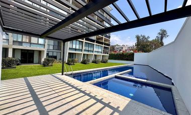 LOFT EN RENTA EN COND. CON ALBERCA EN TLALTENANGO, CUERNAVACA