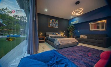 Casa de una planta amueblada  con Alberca en El Palomar Lujo sur