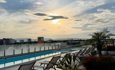 Departamento amueblado en REAL VIEW | 1 recámara + amenidades premium