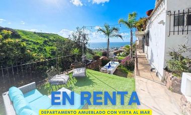 Depa Amueblado con Vista al Mar en Popotla - Rosarito